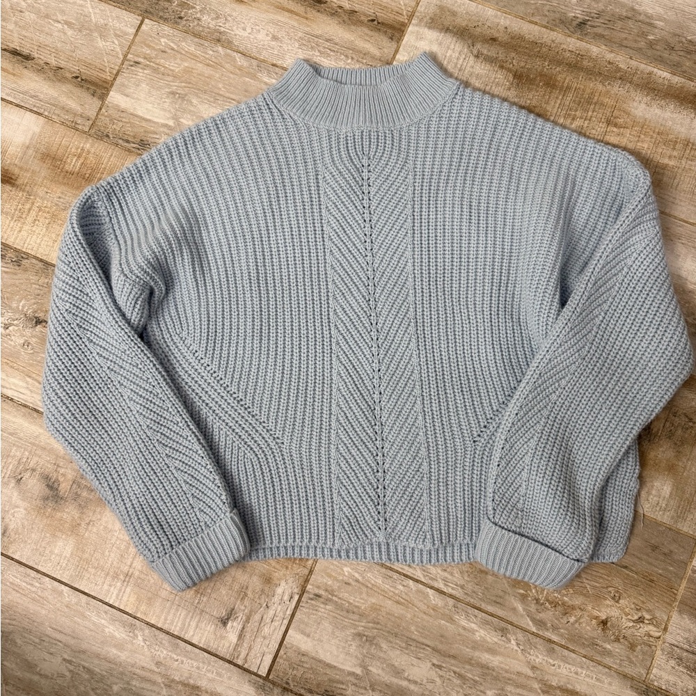 Topshop Light Blue Knit Sweater